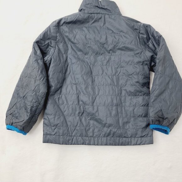 Columbia Boy's Black Blue Omni Heat Padded Thermal Puffer Jacket Size XXS - Picture 3 of 12
